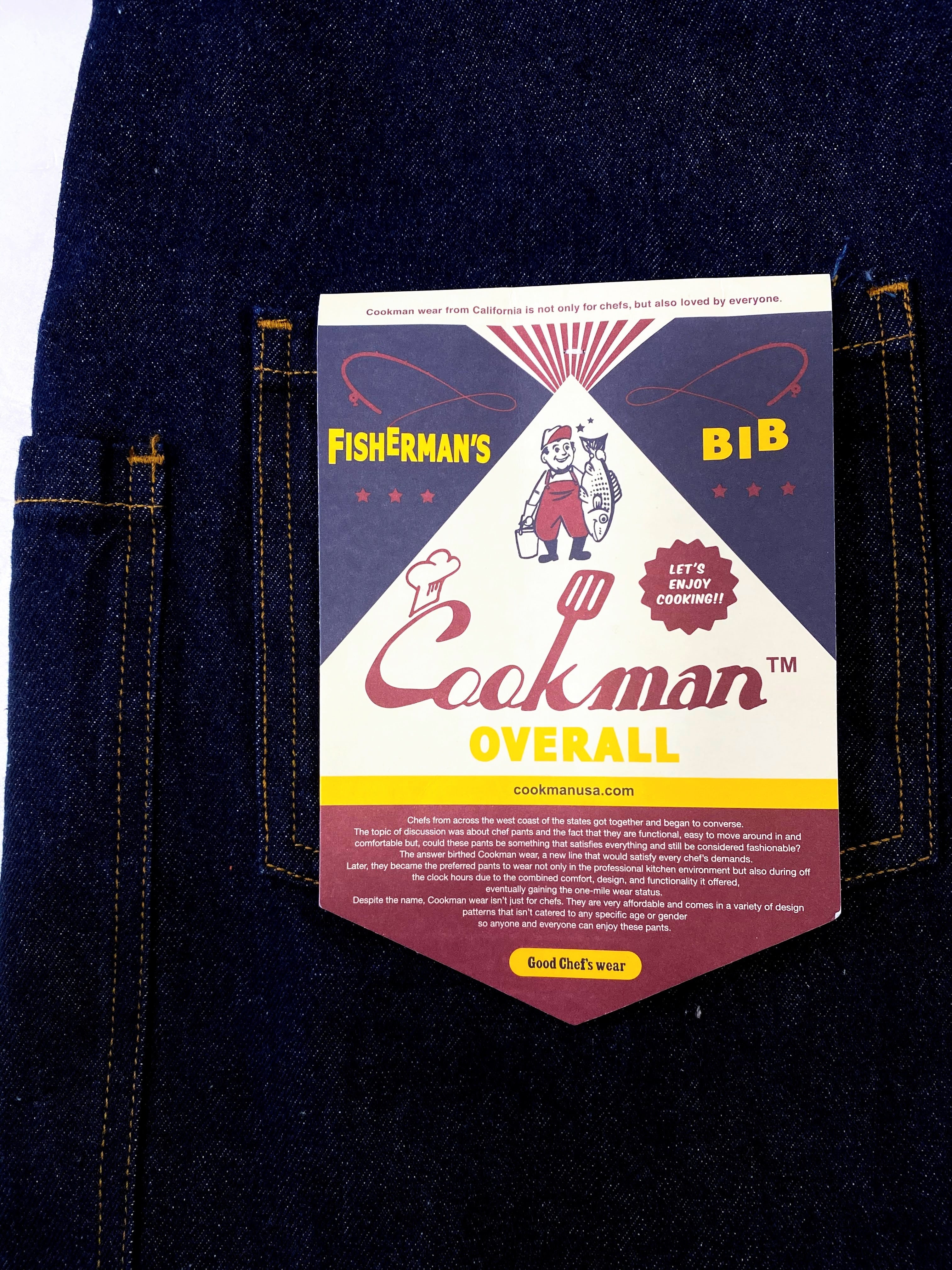 送料無料】クックマン フィッシャーマンズオーバーオール つなぎ COOK