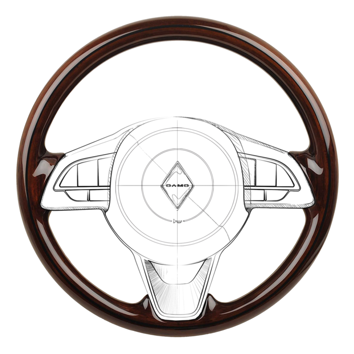 パーツ ALL WOOD Steering Wheel パーツ ALL WOOD Steering Wheel パーツ ALL WOOD Steering Wheel
