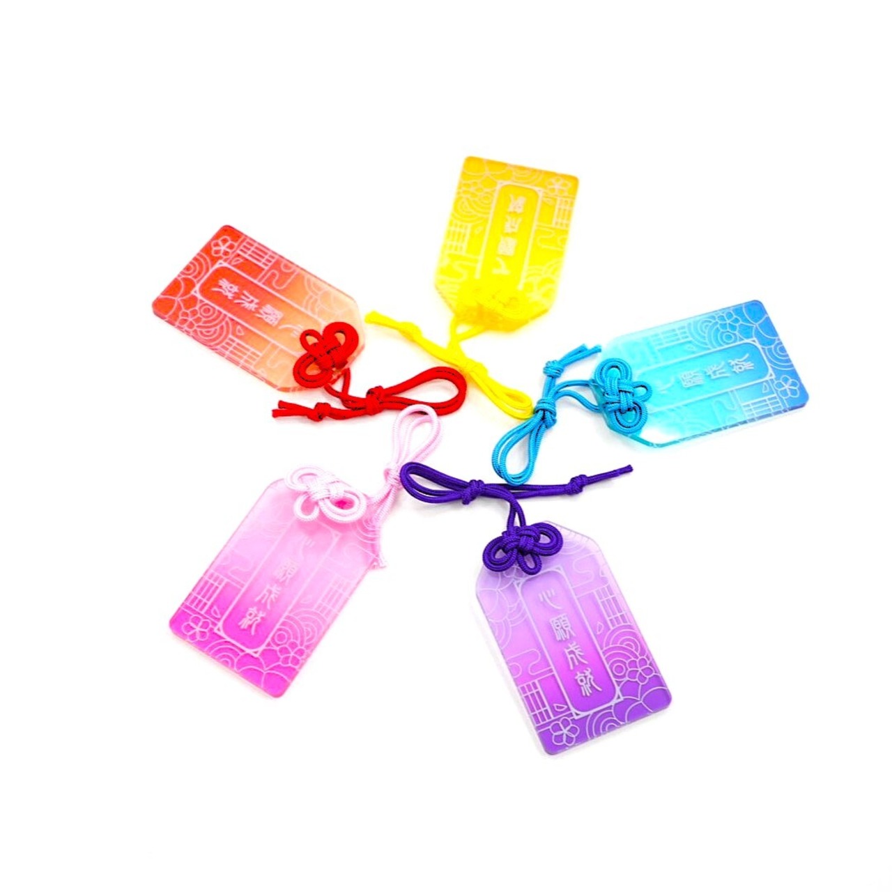 【推し色お守り】グラデーション ブルー