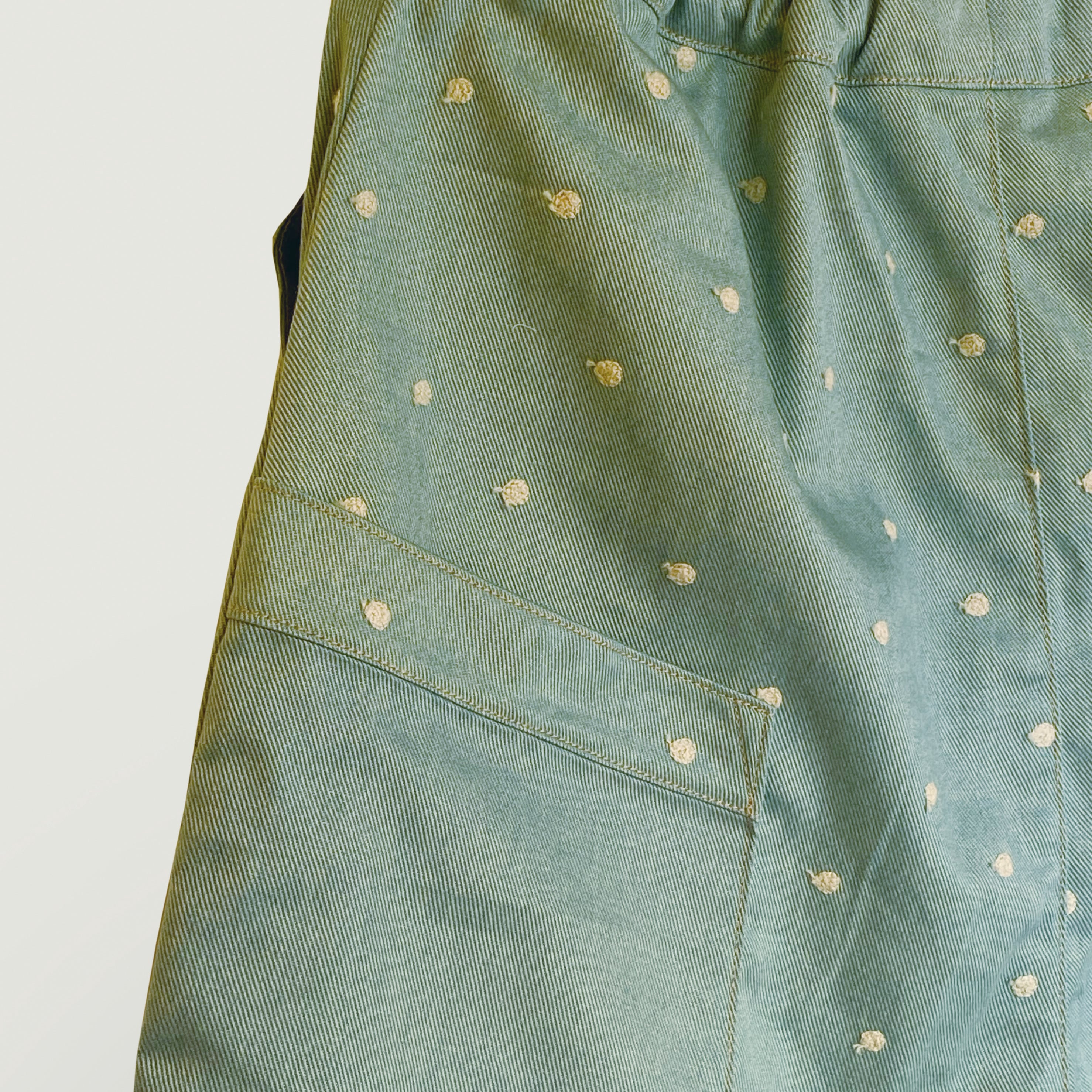 オールドデニムのサルエルパンツ