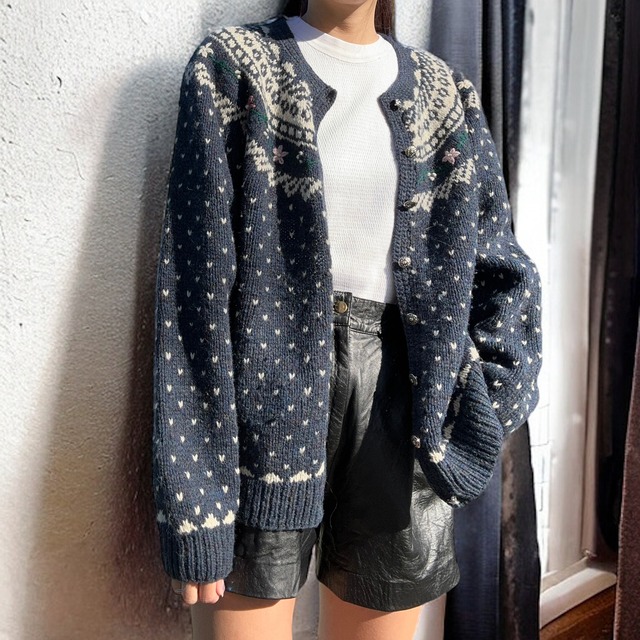 【LADIES】ORVIS wool knit size:L
