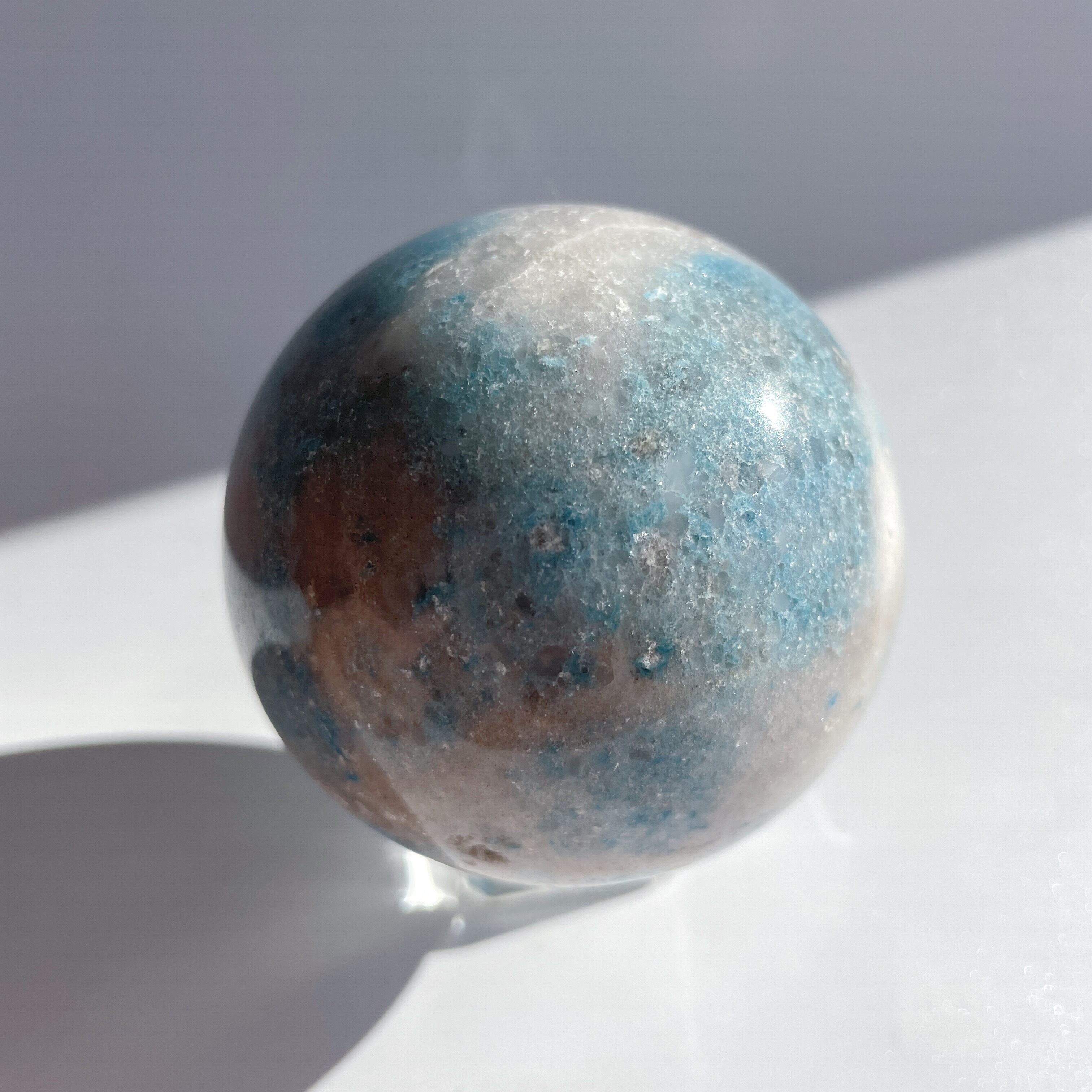 トロレアイトインクォーツ（トロール石）スフィア（丸玉）06