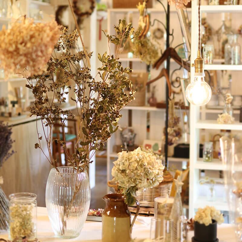 フラワーベース 込み アセビ 枝物 インテリア 装飾 生花 馬酔木