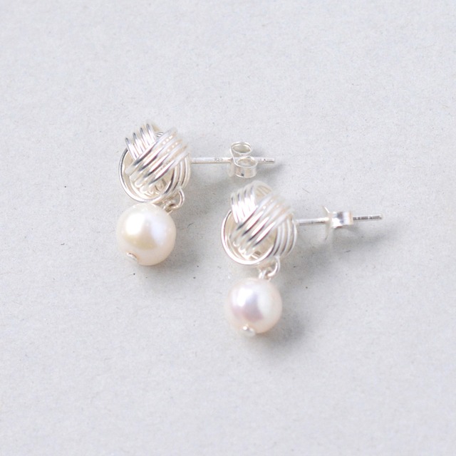 mignon pearl ピアス シルバー