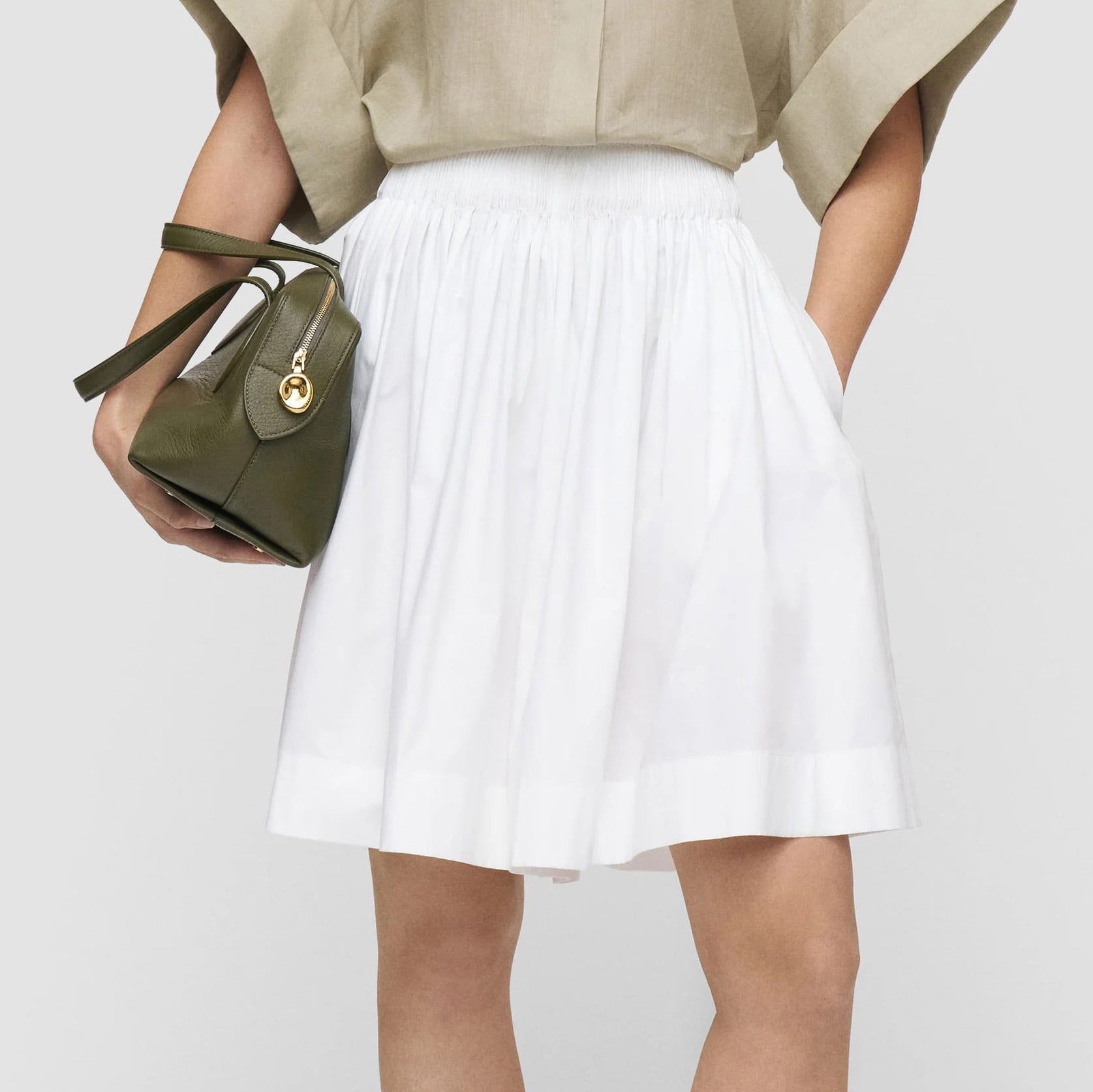 JOSEPH AISSA CULOTTES WHITE