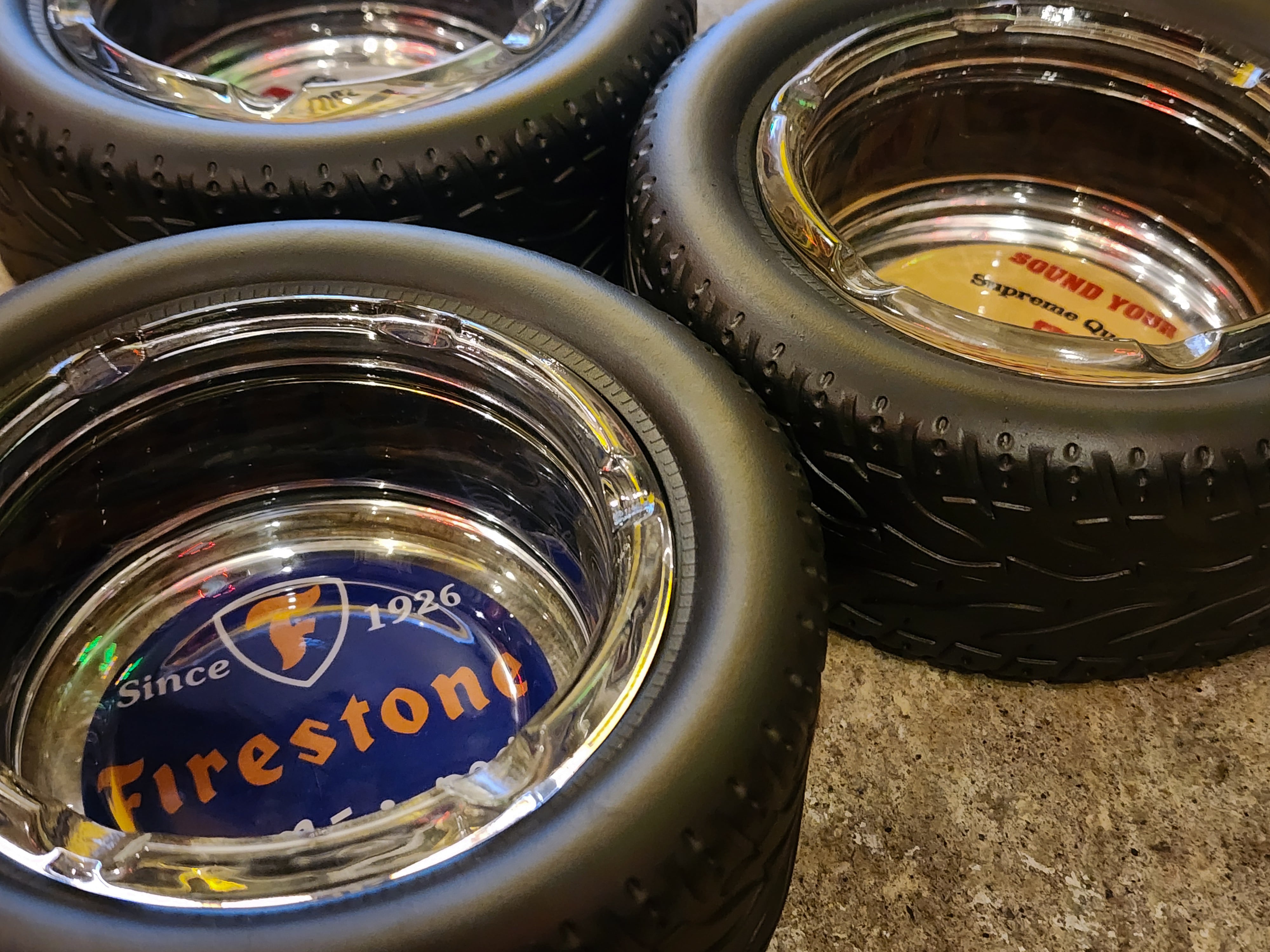 タイヤ アシュトレイ 灰皿 アメリカン雑貨 インテリア ガレージ / TIRE