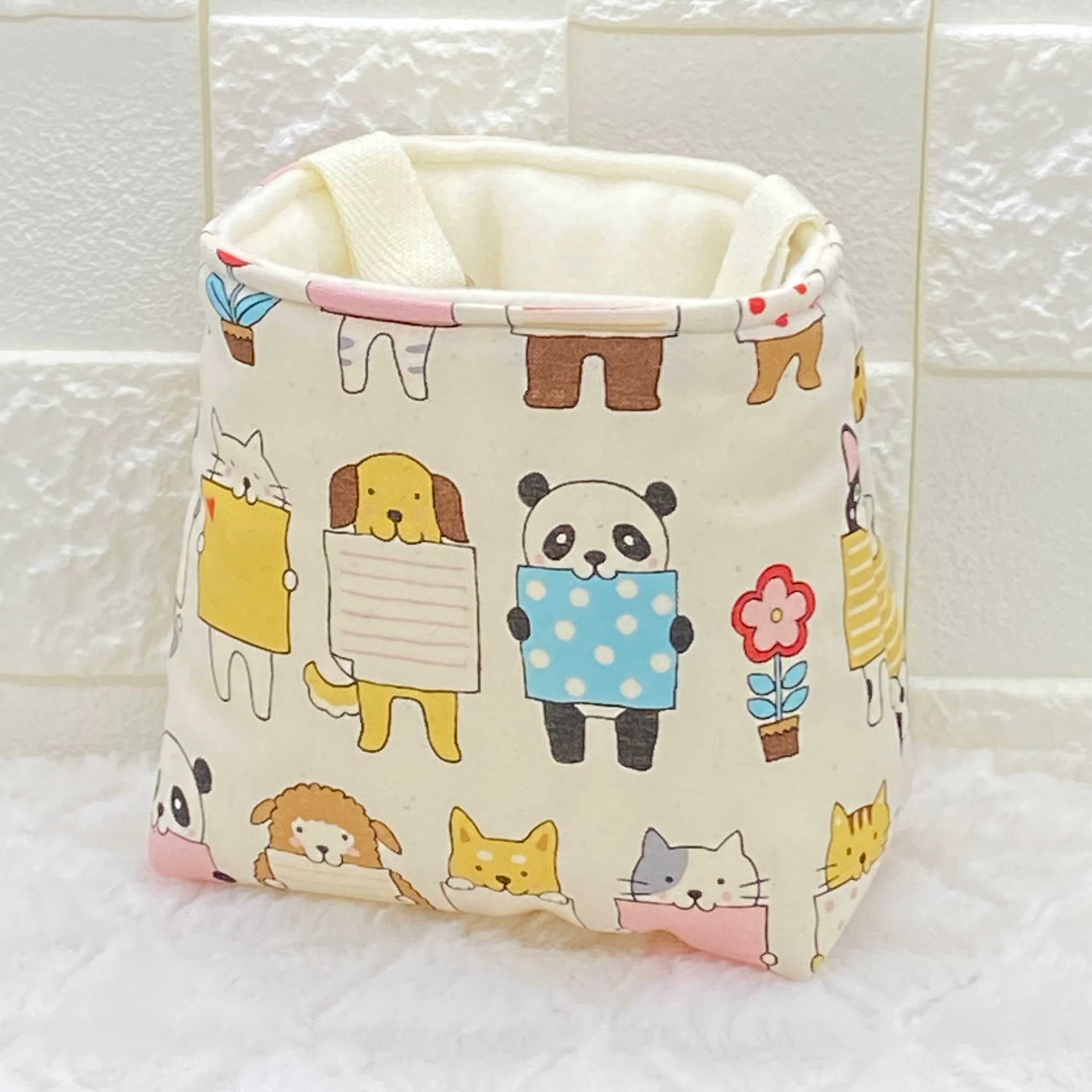 フクロモモンガ ポーチ ダブルサイズ | ぷくぷくインテリア