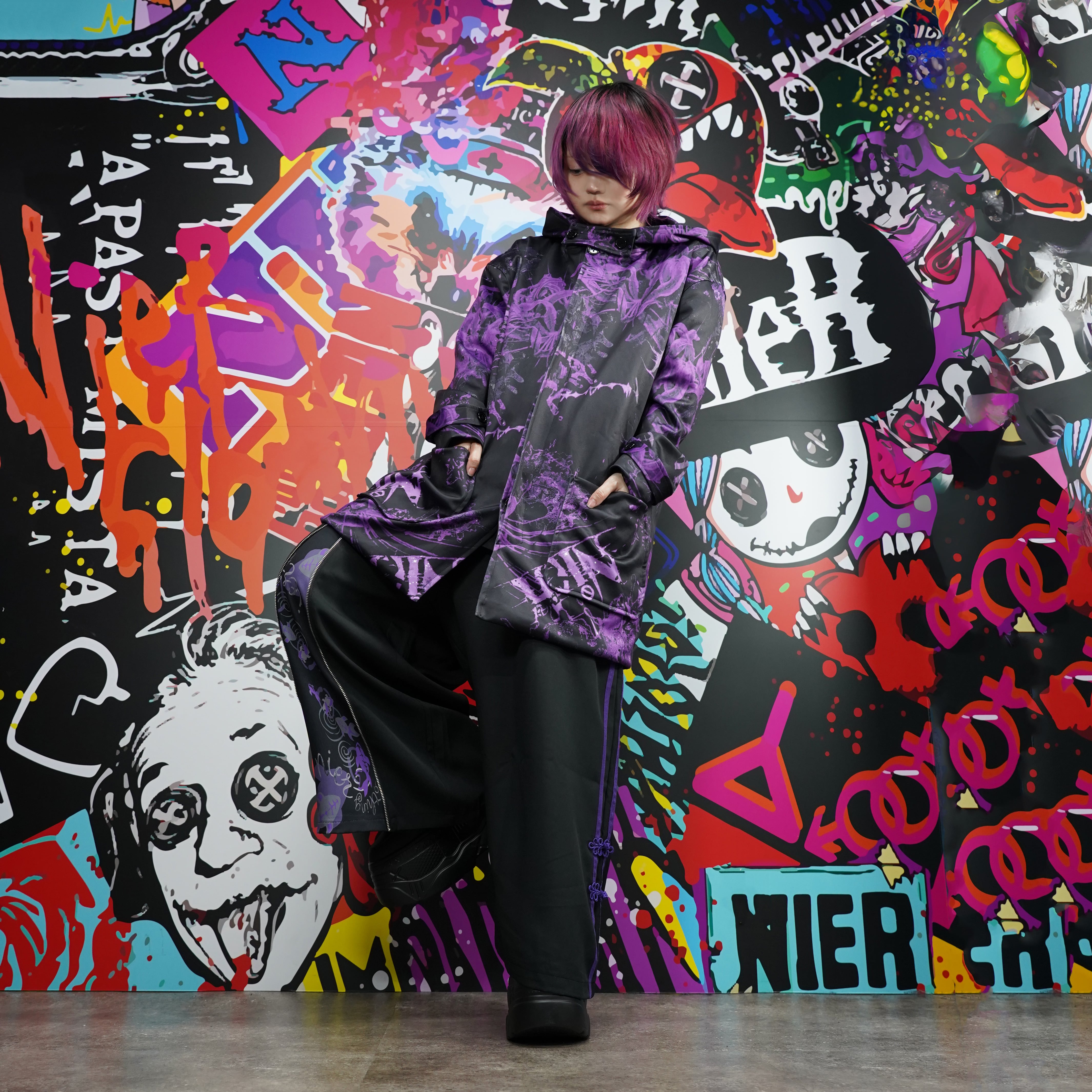 JACKET風LONG OUTER【紫彼岸花】 | NIER CLOTHING