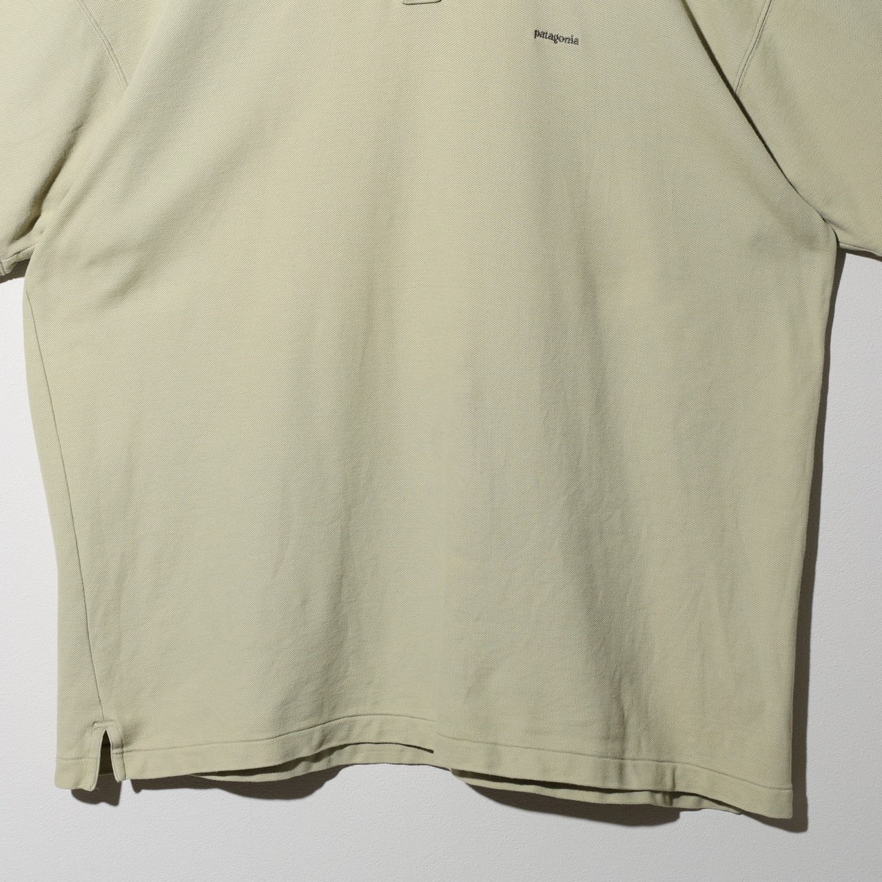 美品 XL 03年 鶯色 Men’s Polo Shirt Patagonia 鹿の子 ポロシャツ パタゴニア