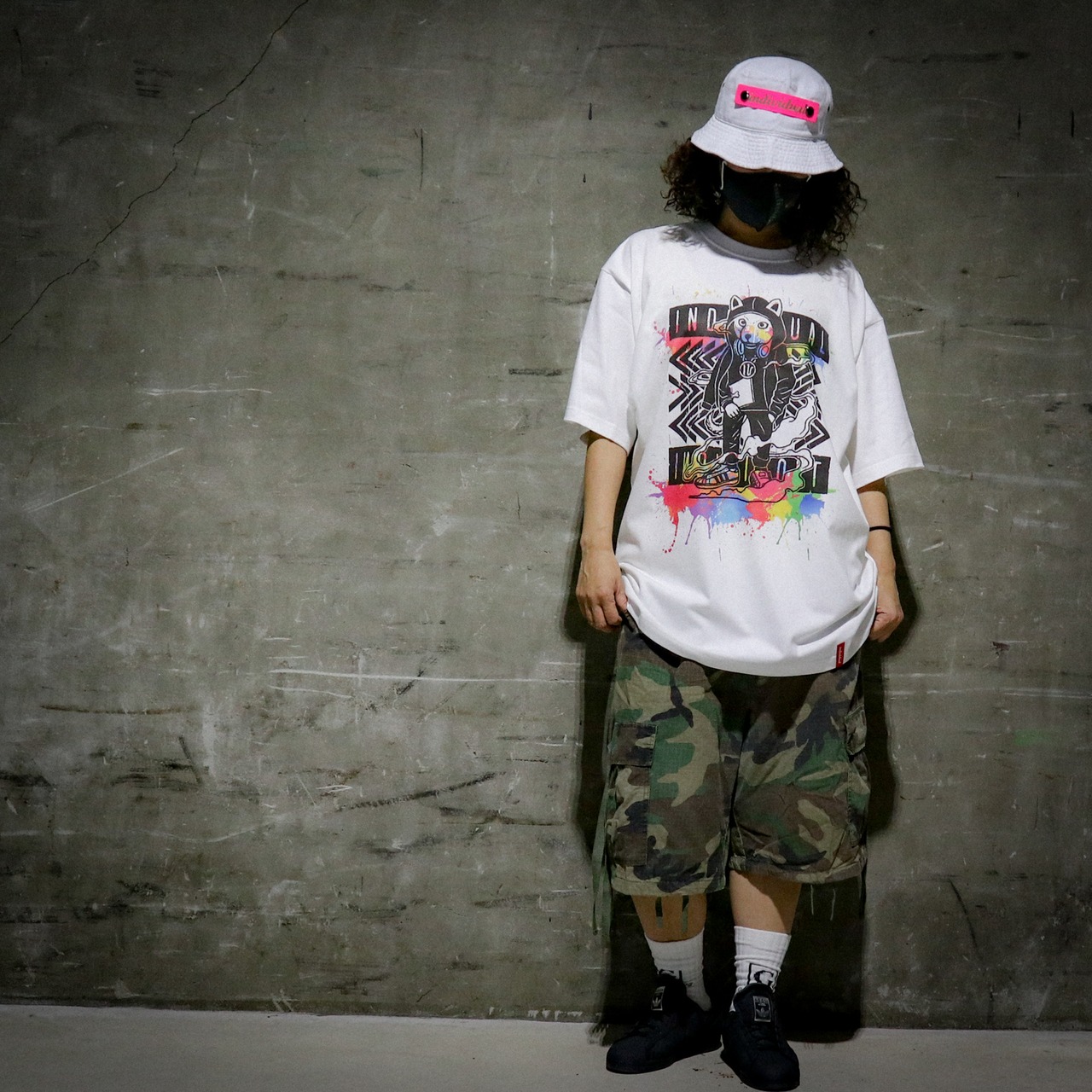 ❤︎ iv Animal Support ❤︎  Dogg Tee /  White
