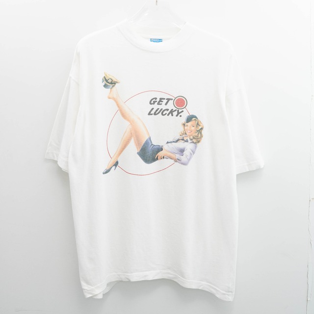 Lucky Strike ” Pin Up Girl ” Sky Blue XL 【A8-125】