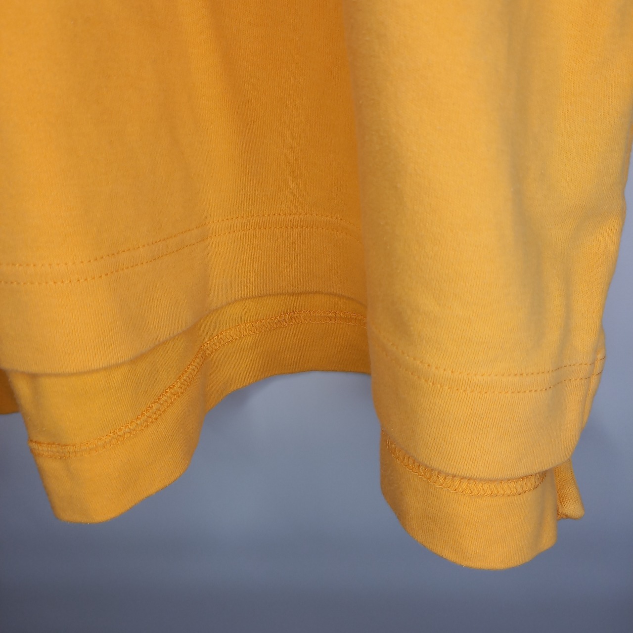 希少品　カナダ製　ノーティカ　リンガー　ポロシャツ　半袖　旧ロゴ　無地　イエロー