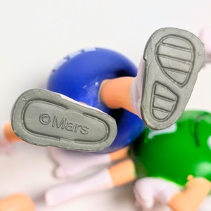 【m&m's（エムアンドエムズ） 】 PVCミニフィギュアキーホルダー5Pセット 〚アメリカン雑貨 アメトイ〛