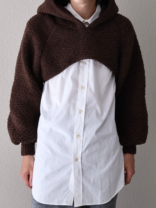 【ISA BOULDER】HOODED GRADATION SLEEVE/soil