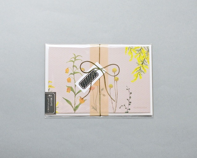 花たちのちょこっとレター〔黄色い花たち〕