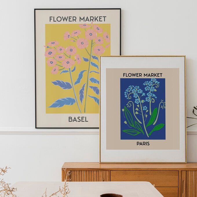 **専用**A1インテリアポスター フラワーマーケット ３枚セット ポスターのみ フラワーマーケット ポスター 43種類 │韓国 アートポスター | DIY