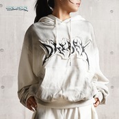 ◆グランジ加工 スウェットパーカー◆wi-221002