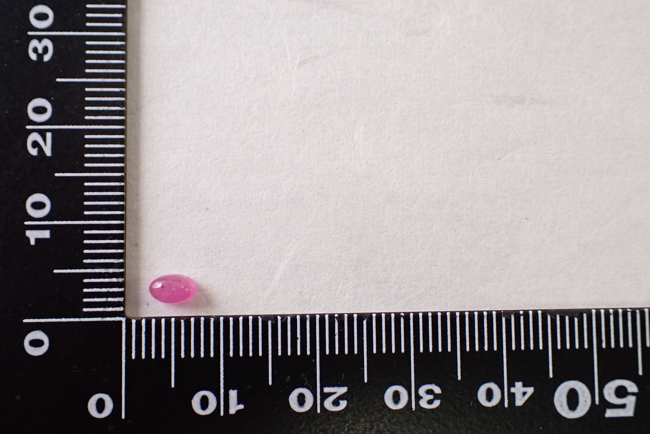 非加熱ピンクサファイア　0.50ct　 [D7-22]