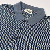 イタリア製 MISSONI ミッソーニ マルチ ボーダー柄 半袖 ポロシャツ サイズ XL /メンズ/D-TK1332