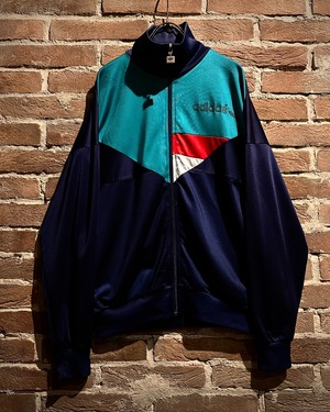 【Caka act3】80’s “adidas” Color Switching Vintage High Neck Track Jacket