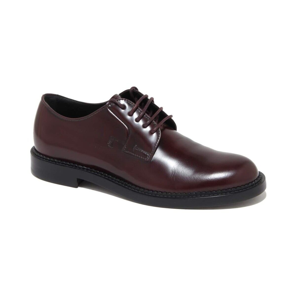 TOD'S トッズ メンズ レースアップシューズ レザー レッド