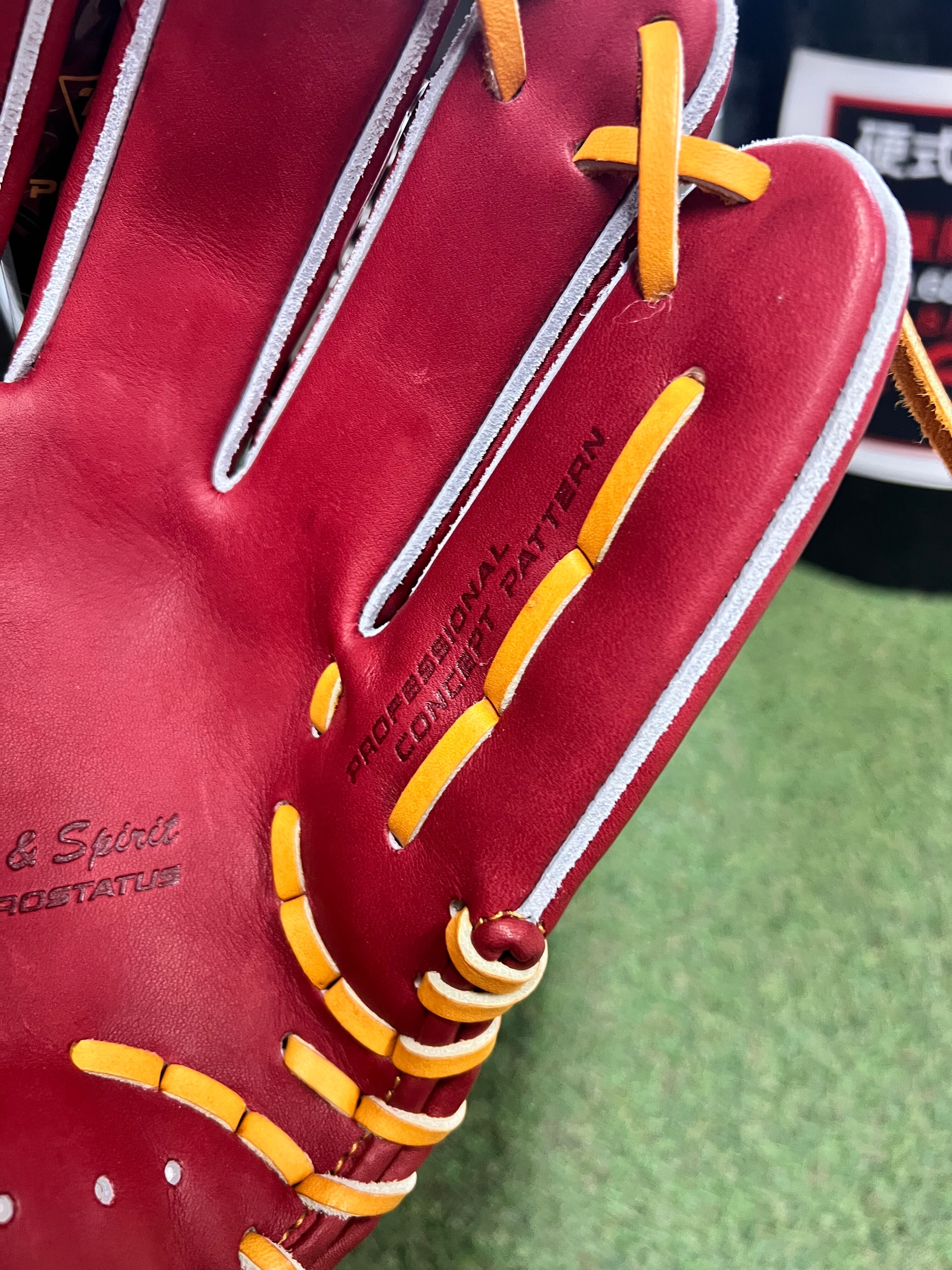 ミズノプロ店舗オリジナル硬式投手用 田中将大モデル型付け済み(ウェブ