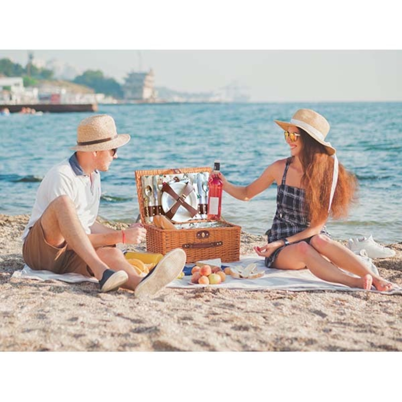 LoaMythos All in One Picnic Basket（ 保温・保冷 ミニクーラー バッグ 付） lm1003671 ピクニック バスケット