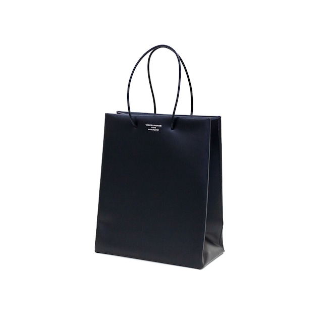 Leather Paper Bag - Black