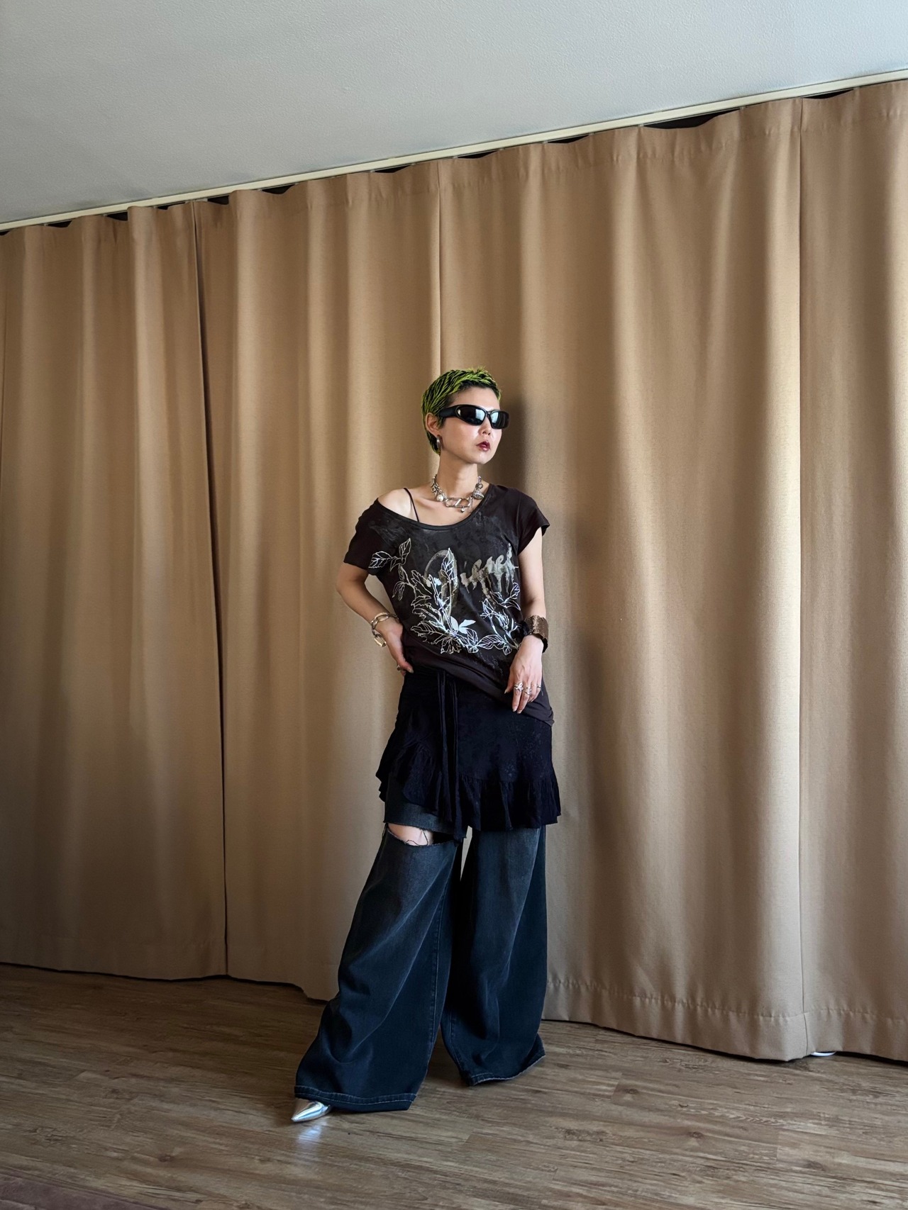 DIESEL grunge t shirt-4830-7