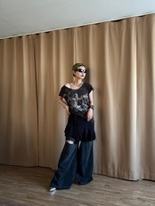 DIESEL grunge t shirt-4830-7
