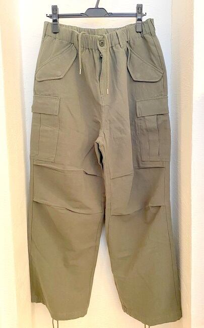 Cotton Linen Canvas M-65 US ARMY Cargo Easy Pants Olive | 武蔵小杉