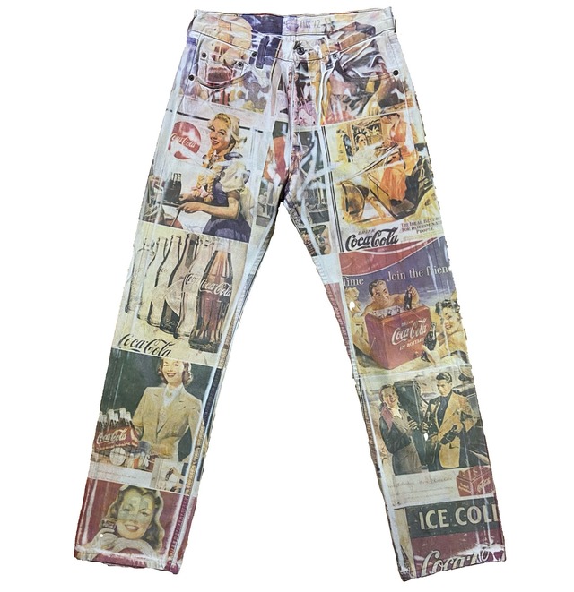 Coca-Cola Printed Denim Pants