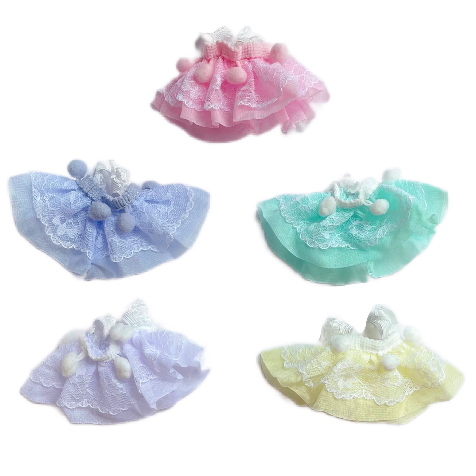 10cmぬいぐるみ用 着せ替え服 ぬい服 コスチューム レースドレス 10cmぬいぐるみ用 着せ替え服 ぬい服 コスチューム レースドレス