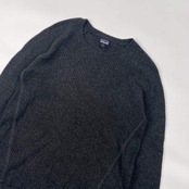 90s カシミヤ Patagonia パタゴニア 長袖 ニット セーター S/ダークグレー メンズ