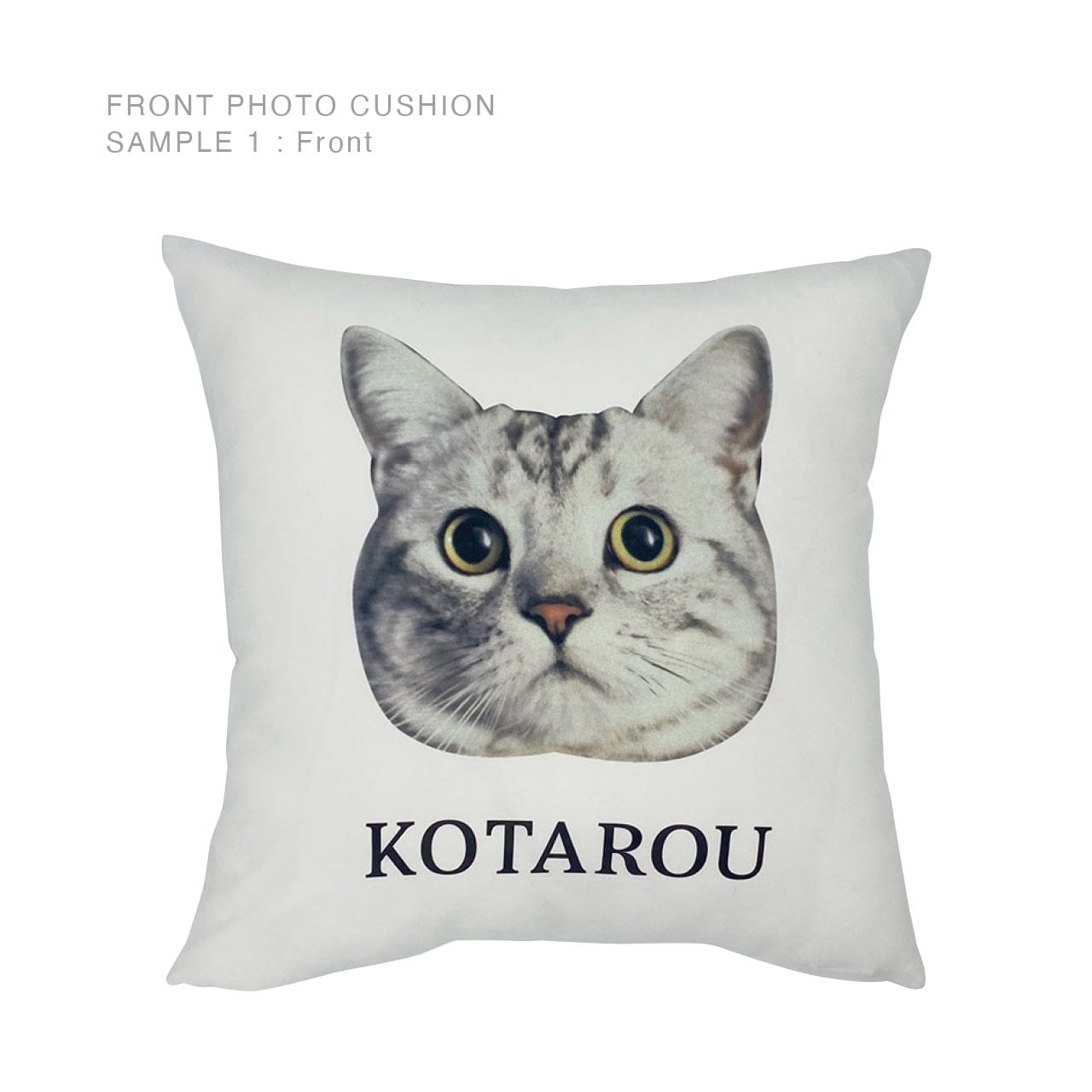 うちの子クッション FRONT PHOTO | 毎日マーク ONLINE SHOP