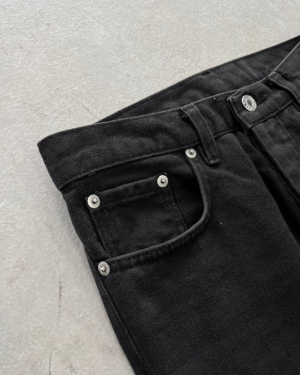 1999 Helmut Lang - cotton black denim pants | lev.market