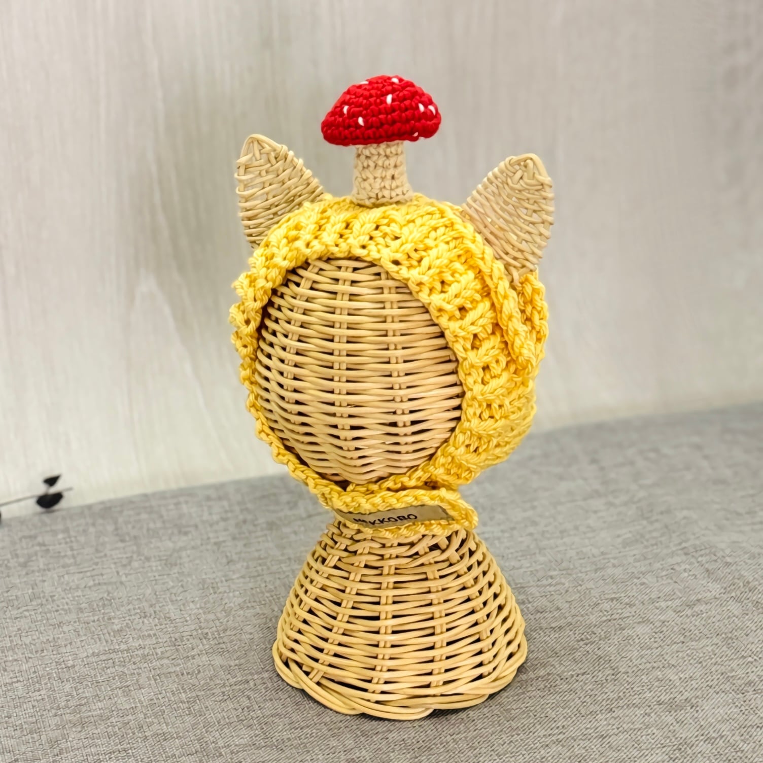 く*ん様 ハンドメイドミニ刺繍フレーム　麦わら帽子と子猫 く*ん様 ハンドメイドミニ刺繍フレーム 麦わら帽子と子猫 く*ん様