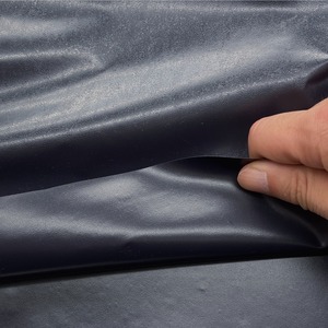 ★CT134◆オーダー1m単位◆SALE◆合皮レーザー裏地生地◆ツヤありブラックネイビー