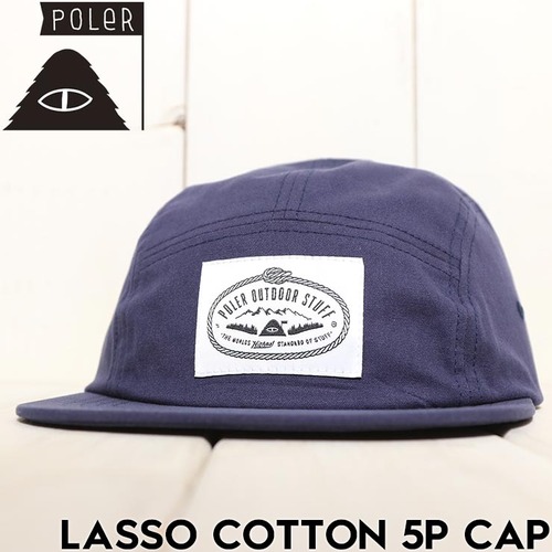 帽子 ストラップキャップ POLeR ポーラー LASSO COTTON 5P CAP 251MCV0095 NVY 日本代理店正規品