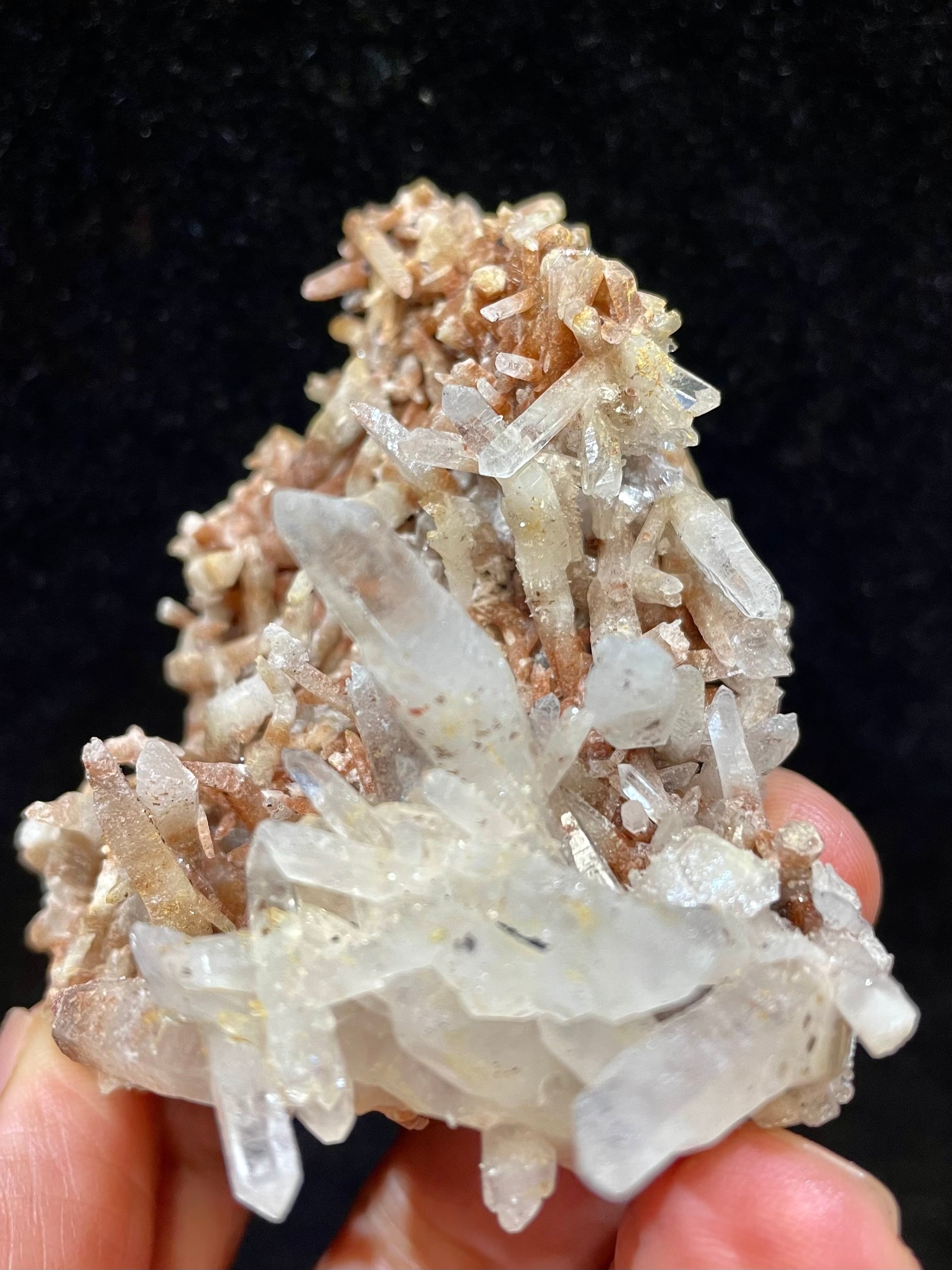 天然石✨マニカラン水晶✨ピンククラスター