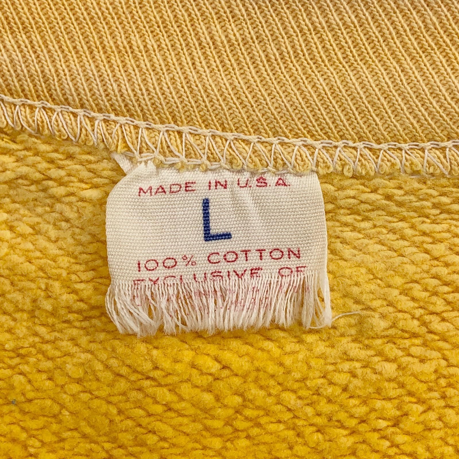 RUSSELL ATHLETIC ラッセル 50- 60年代 USA製 貼り付け 前V サイズタグ