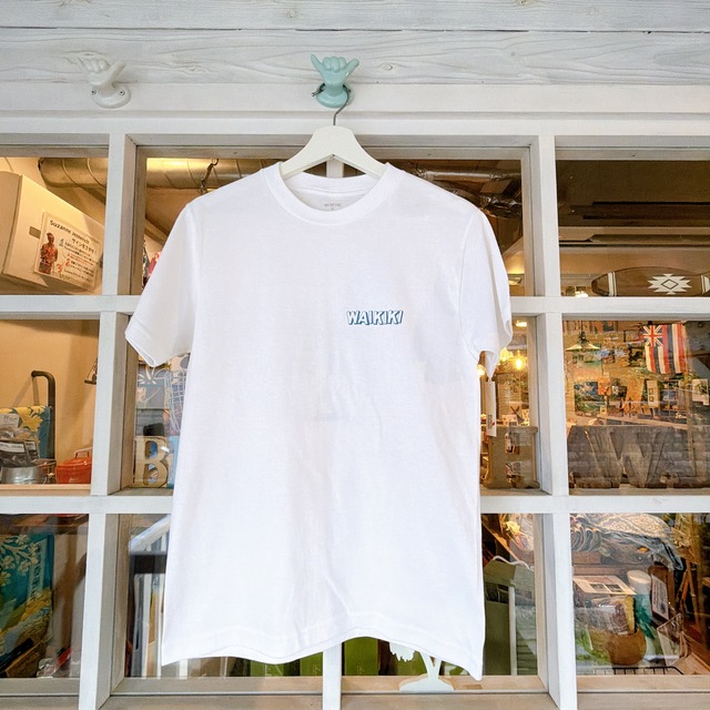 Tシャツ WAIKĪKĪ VIEW　(バックプリント) / WIMINI HAWAII ウィミニ ハワイ