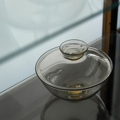 RITO GLASS 蓋付碗（アンバー）