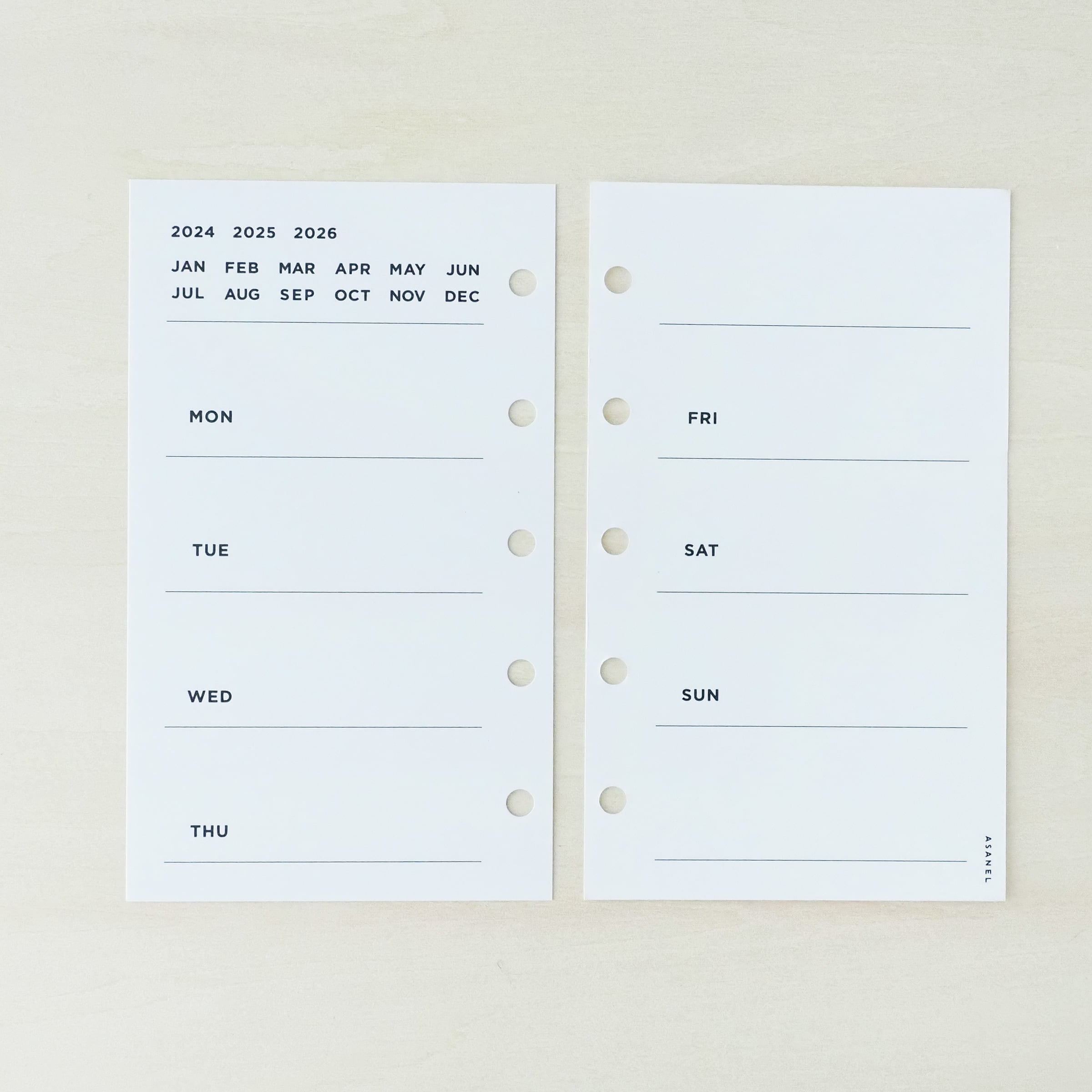 M5 ] WEEKLY【穴有】・トイリフィル | ASANEL