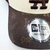 NEW ERA 9FORTY/940 A-Frame MLB Jacquard ロサンゼルス・ドジャース ブラウン