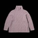Cable turtle knit/lavender