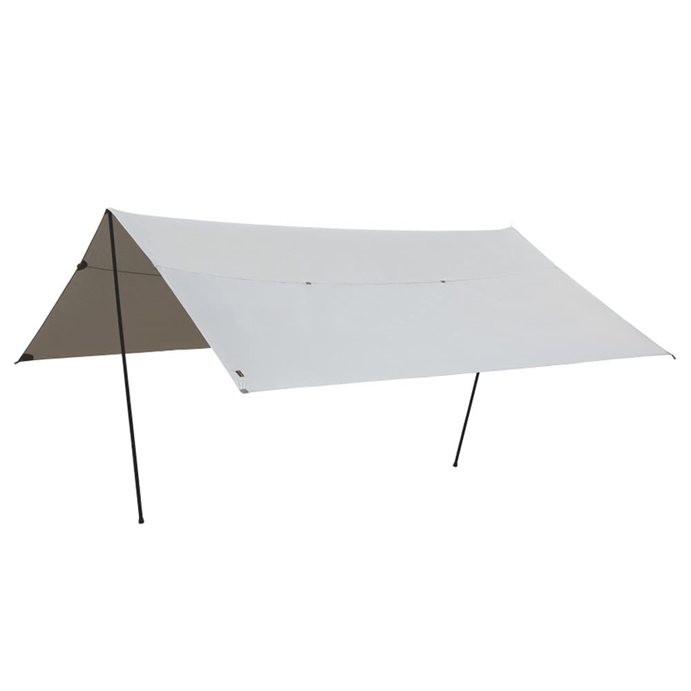 【数量限り】TATONKA(タトンカ) タープ TARP 1 TC 425 x 445cm レクタタープ テクニカルコットン ポリコットン ガイロープ4本 収納袋付き サンド ベージュ 【正規輸入品】
