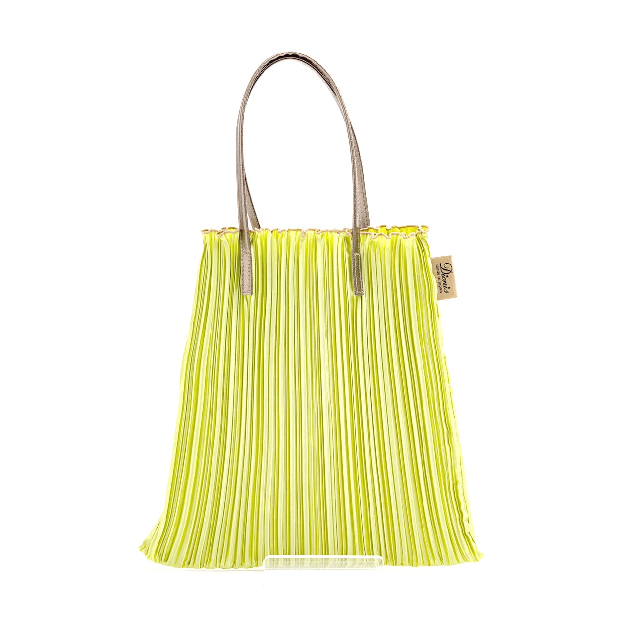 カラフルプリーツバッグ M(DSP-864)#159イエローグリーン