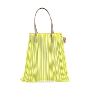 カラフルプリーツバッグ M(DSP-864)#159イエローグリーン