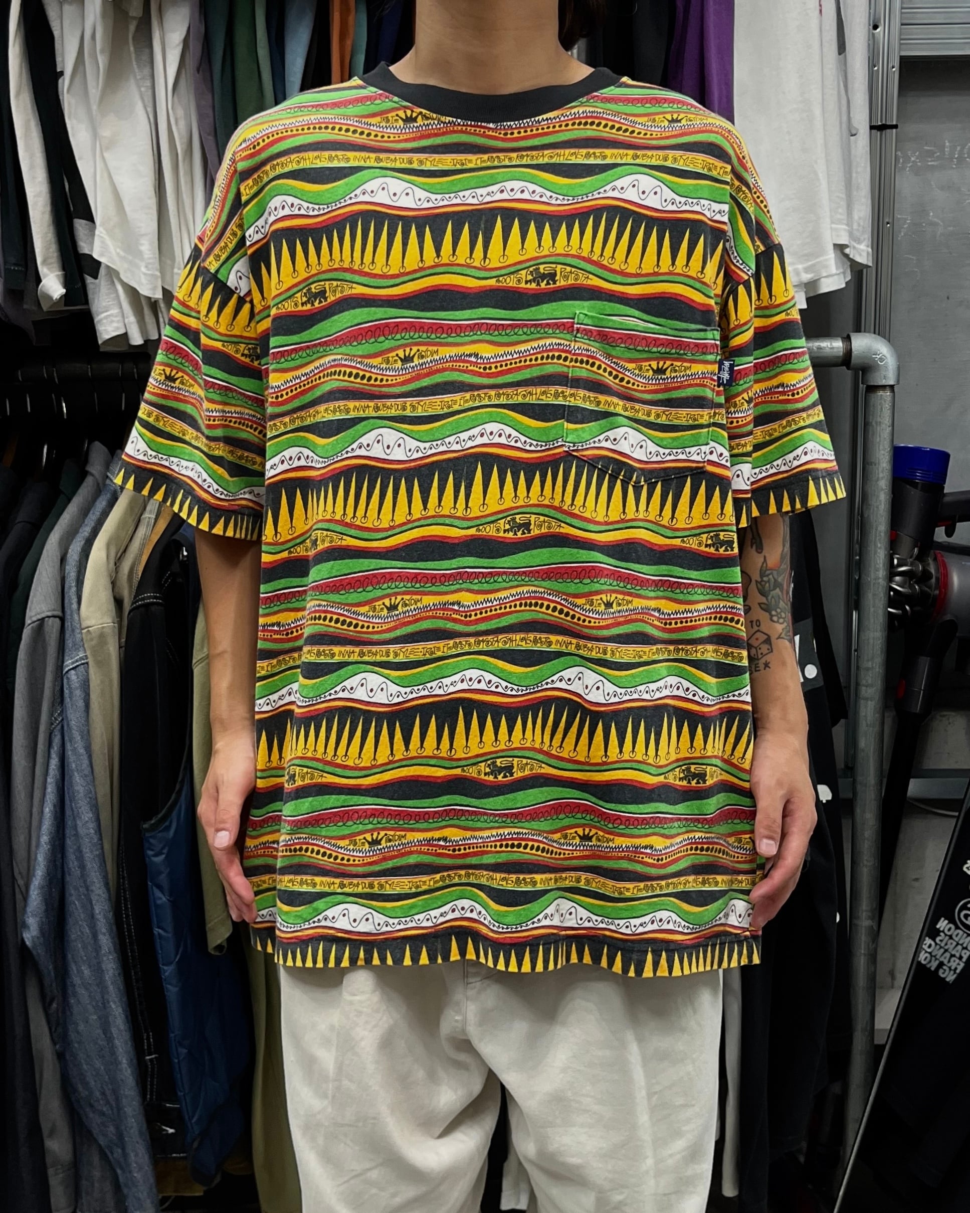 オールドステューシー stussy スケボー t シャツ メンズ 希少レア